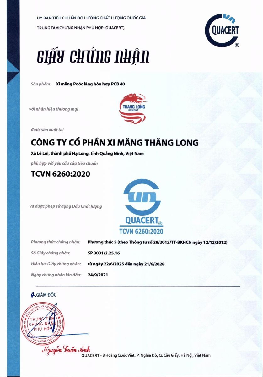 Xi măng bao PCB40